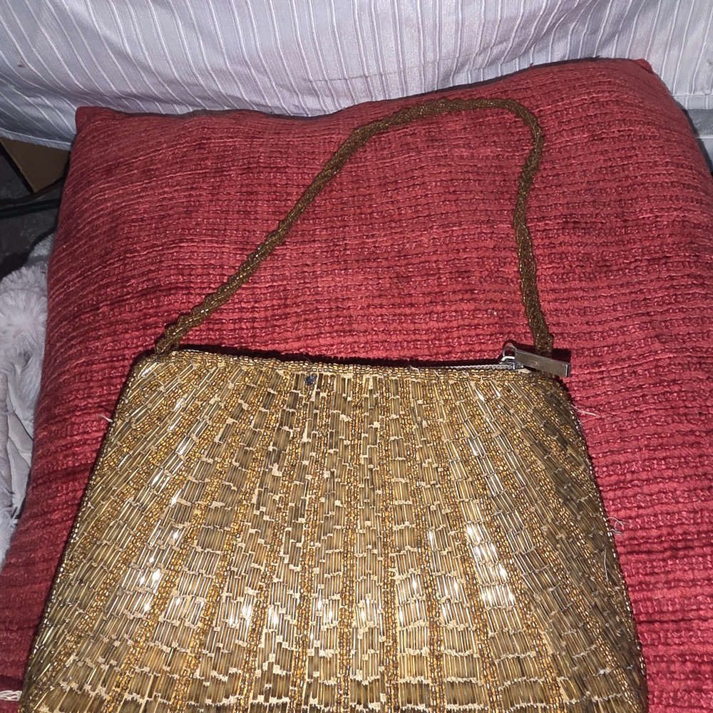 Elegant Gold Evening Clutch